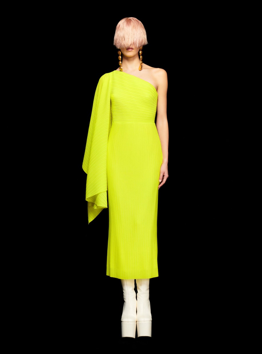 Dresses Solace London | The Lenna Midi Dress In Citrus — Nupta-us